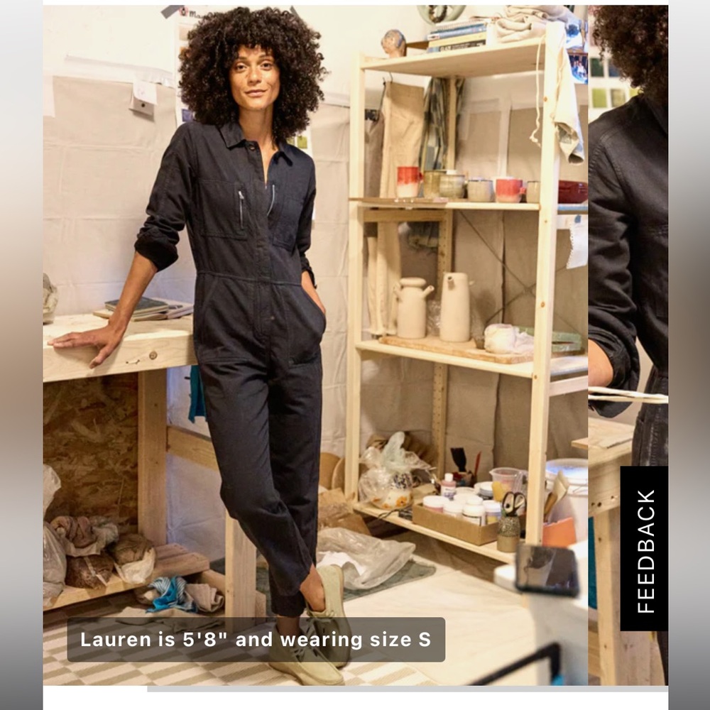 Outerknown Black Jumpsuit